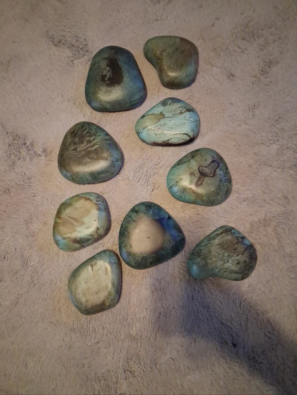 Uttermost  Pebbles Wood Wall Décor Set of 9